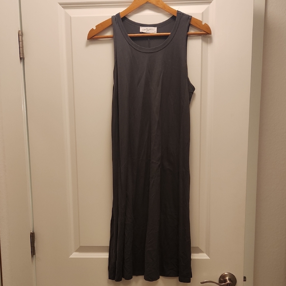 CJLA Gray Sleeveless Dress